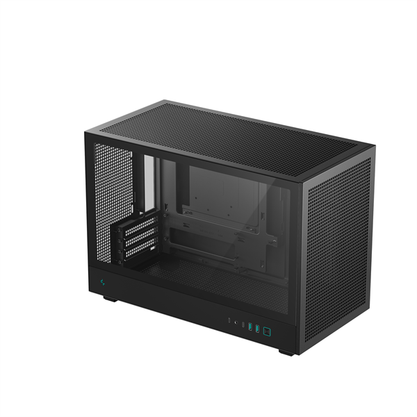 DeepCool CH260 Mini-ITX/Micro ATX (BTF) 2xUSB3.0 Type-C Számítógépház Fekete DeepCool CH260 Mini-ITX/Micro ATX (BTF) 2xUSB3.0 Type-C Számítógépház Fekete