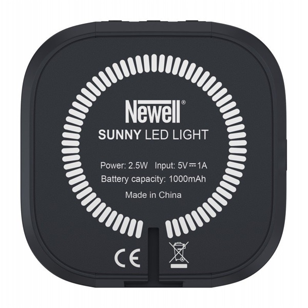 NEWELL Sunny LED lámpa, mágneses rögzítés, 5 fényerő fokozat, 3 világítási mód, 1000mAh, USD-C kábel