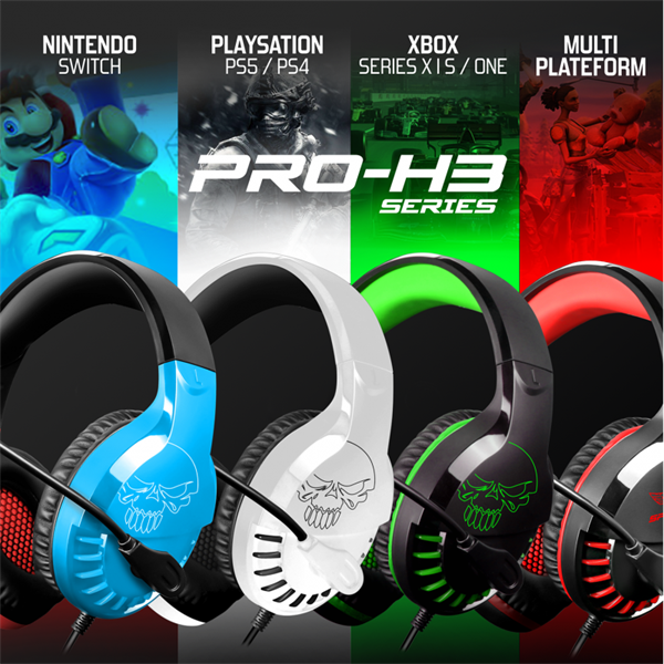 Spirit of Gamer PRO-H3 Fejhallgató  Narancssárga 