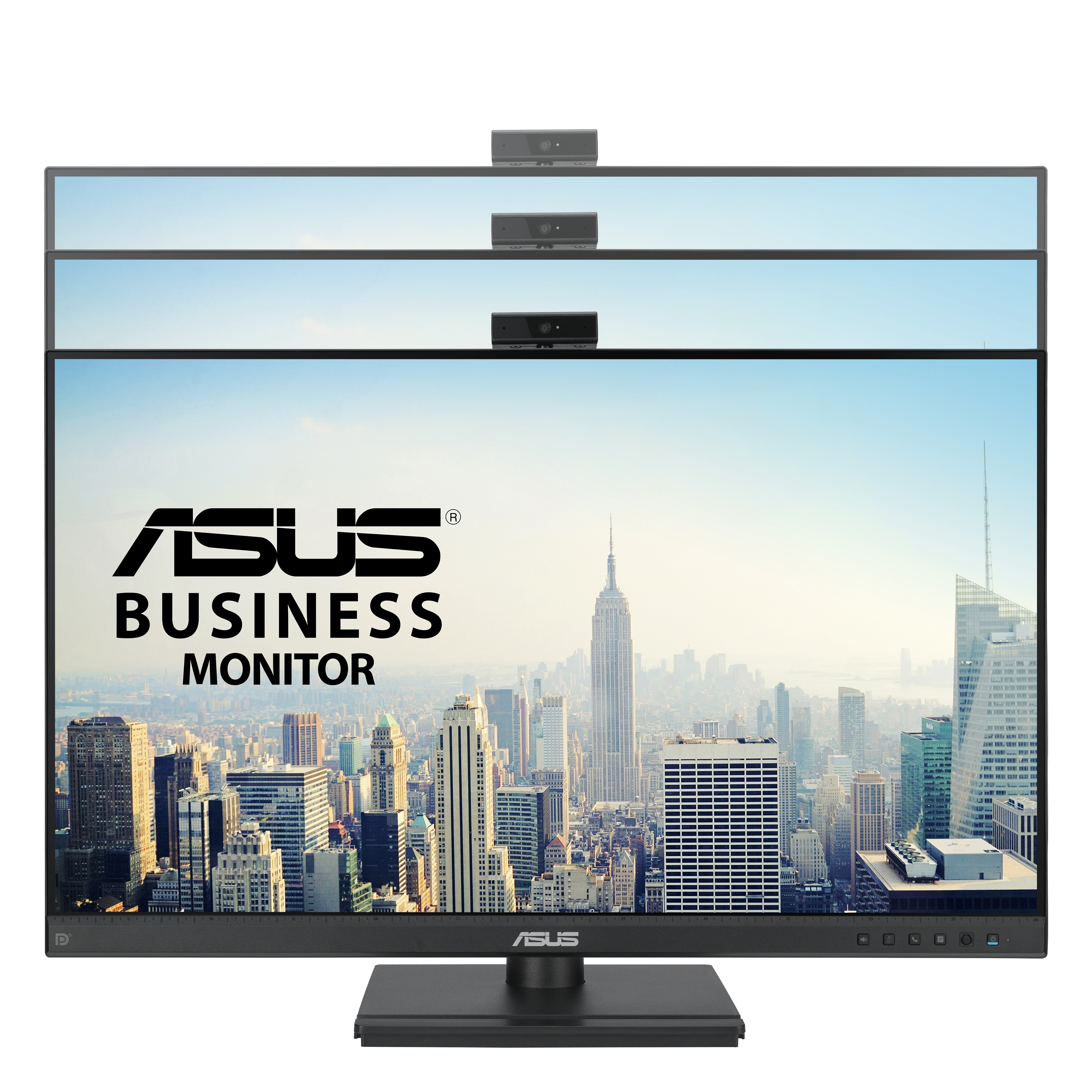 ASUS 24" BE249QFK Monitor - 1920x1080, Full HD, LED, IPS, 100Hz, 5ms, Hangszóró, Pivot, WEBCAM, Fekete