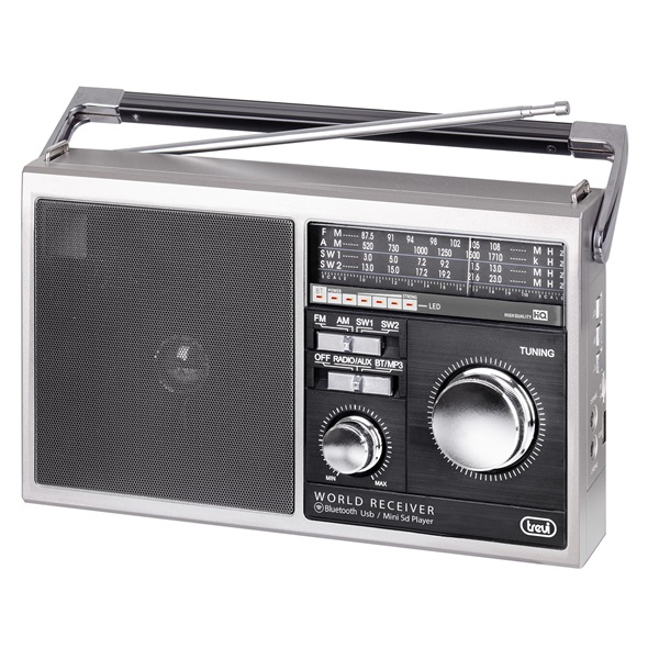 Trevi MB 749 W Multiband BT/USB metál szürke rádió Trevi MB 749 W Multiband BT/USB metál szürke rádió
