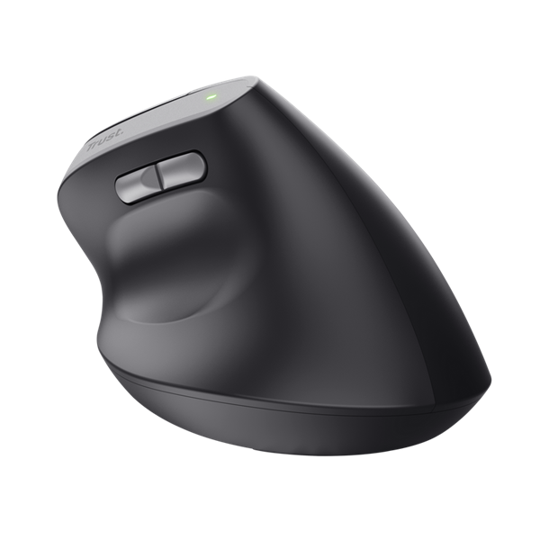 Trust 25145 Bayo II Ergonomic vezeték nélküli fekete egér