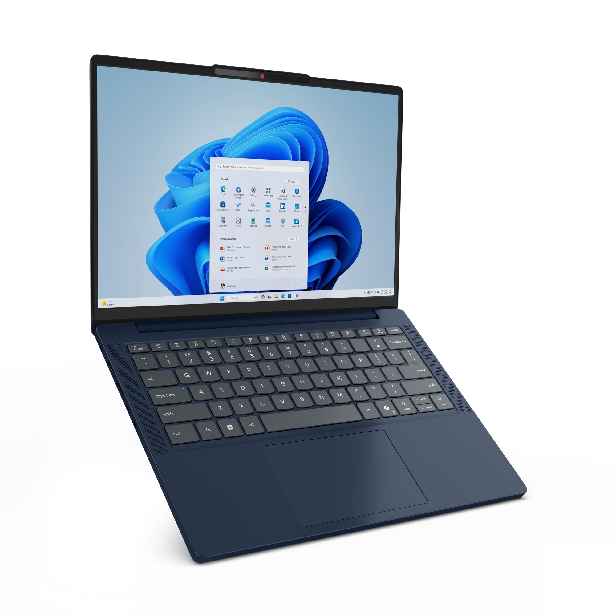 Lenovo IdeaPad Slim 5 Laptop - 14" WUXGA, AMD Ryzen 7 8845HS, 32GB DDR5 RAM, 1TB SSD, Magyar billentyűzet, Kék