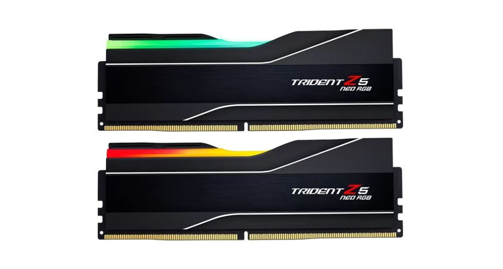 G.Skill Trident Z5 Neo RGB CL26 1.45V 2x16GB F5-6000J2636H16GX2-TZ5NR 32GB 6000MT/s DDR5 RAM G.Skill Trident Z5 Neo RGB CL26 1.45V 2x16GB F5-6000J2636H16GX2-TZ5NR 32GB 6000MT/s DDR5 RAM