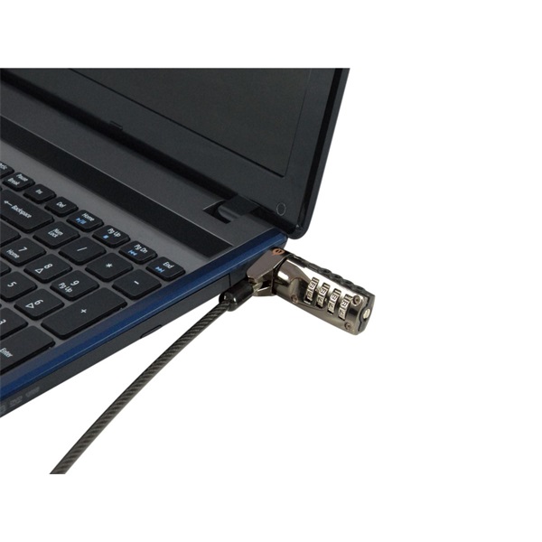 Conceptronic CUSTODIO01BS Számzáras Standard Lock Slot 1,8m Notebook Kábelzár Conceptronic CUSTODIO01BS Számzáras Standard Lock Slot 1,8m Notebook Kábelzár