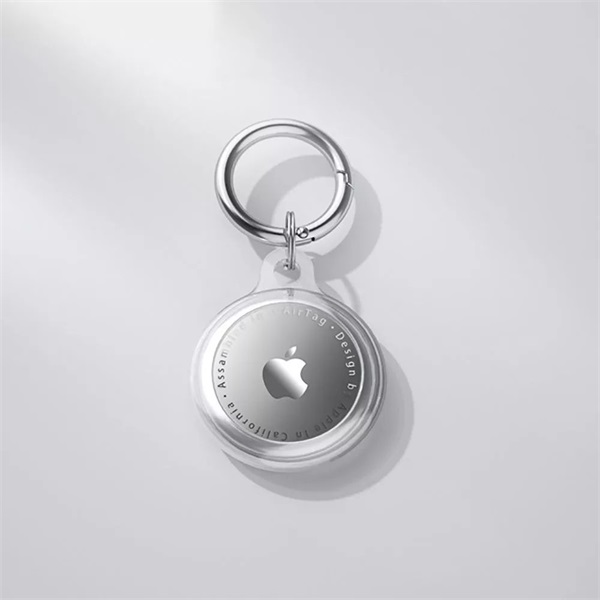 Haffner FN0390 Apple AirTag átlátszó szilikon védőtok