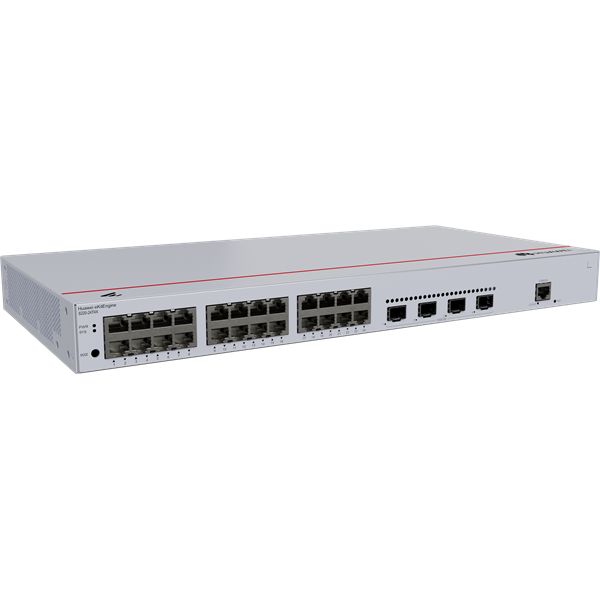 Huawei eKit Switch 24x1000Mbps + 4x10GE (SFP+) + 1konzol port, S220-24T4X Huawei eKit Switch 24x1000Mbps + 4x10GE (SFP+) + 1konzol port, S220-24T4X