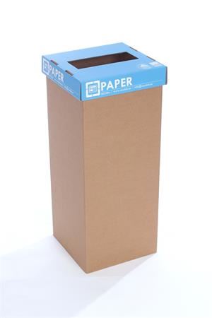 Recobin URE017 Slim újrahasznosított szelektív hulladékgyűjtő, angol felirat 60l kék Recobin URE017 Slim újrahasznosított szelektív hulladékgyűjtő, angol felirat 60l kék