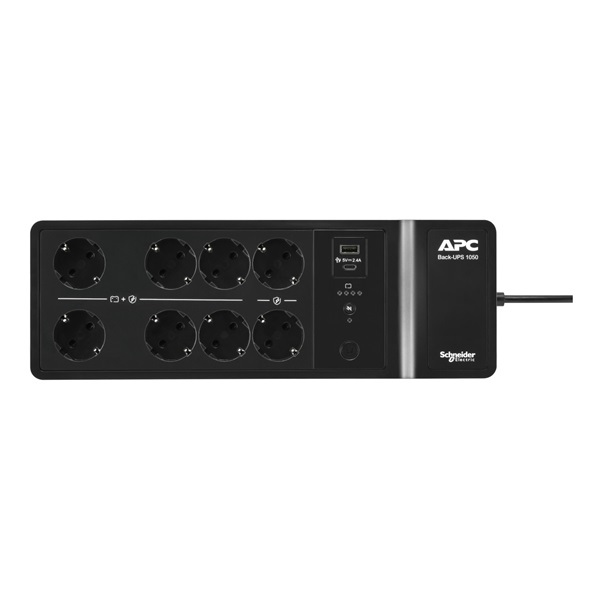 APC BE1050G2-GR Back-UPS 1050 VA 230 V 1x USB-C 1x USB-A szünetmentes akkumulátor APC BE1050G2-GR Back-UPS 1050 VA 230 V 1x USB-C 1x USB-A szünetmentes akkumulátor