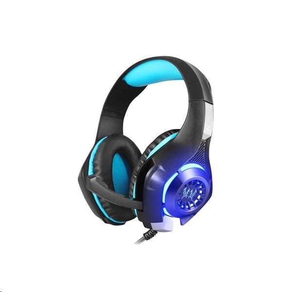 Sandberg Twister Mikrofonos fejhallgató fekete-kék (125-79)