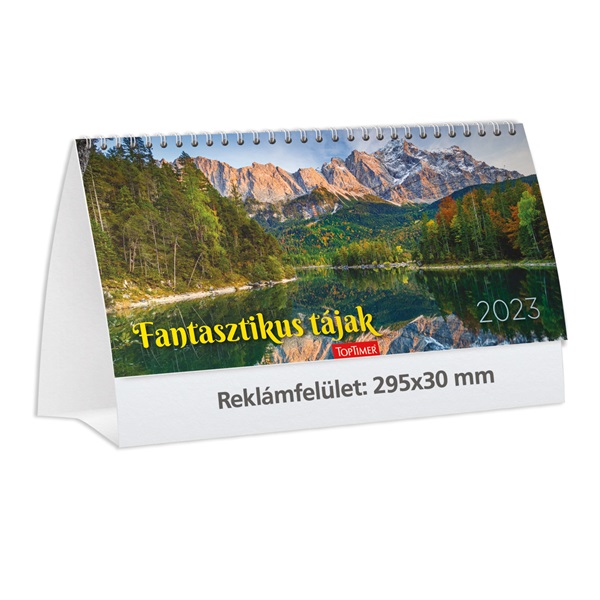 Kalendart 2025 T066 Fantasztikus tájak álló asztali naptár
