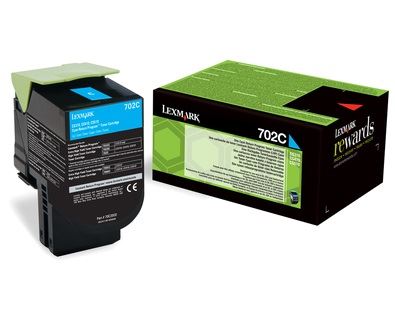 Lexmark 702C festékkazetta ciánkék (70C20C0)
