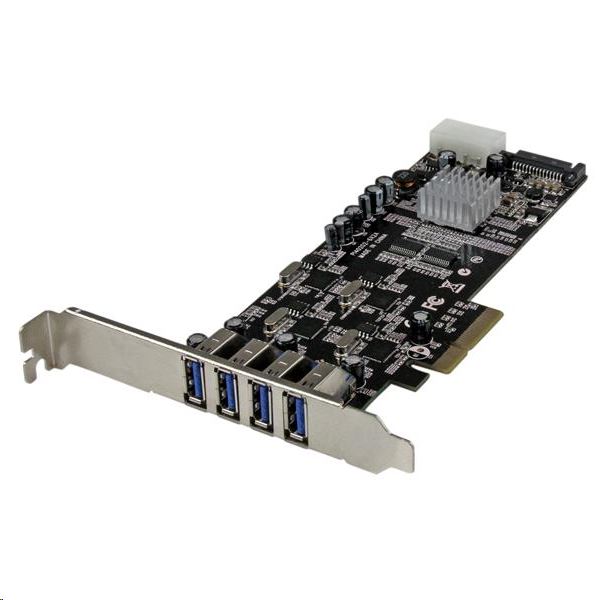 StarTech.com 4x USB 3.0 bővítő kártya PCIe (PEXUSB3S44V) StarTech.com 4x USB 3.0 bővítő kártya PCIe (PEXUSB3S44V)