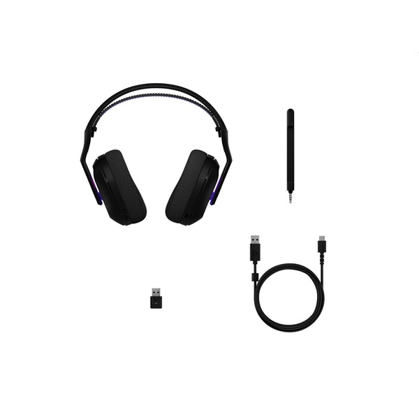 Logitech G522 Lightspeed vezeték nélküli fekete gamer headset