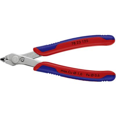 Elektronikai, finommechanikai hajlított fejű csípőfogó 125 mm Knipex Super-Knips 78 23 125 Elektronikai, finommechanikai hajlított fejű csípőfogó 125 mm Knipex Super-Knips 78 23 125