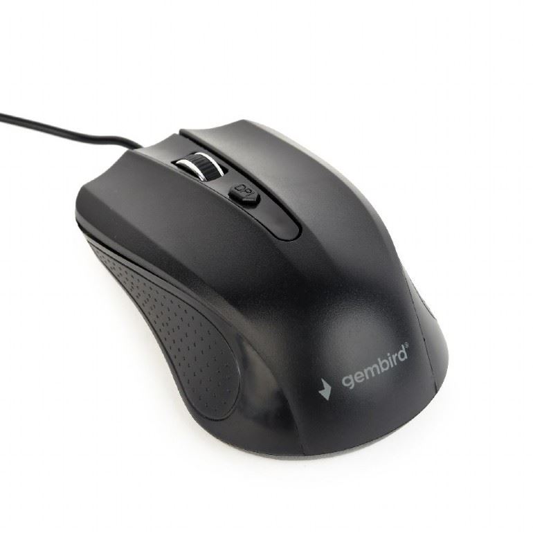 Gembird MUS-4B-01 optikai egér fekete USB Gembird MUS-4B-01 optikai egér fekete USB