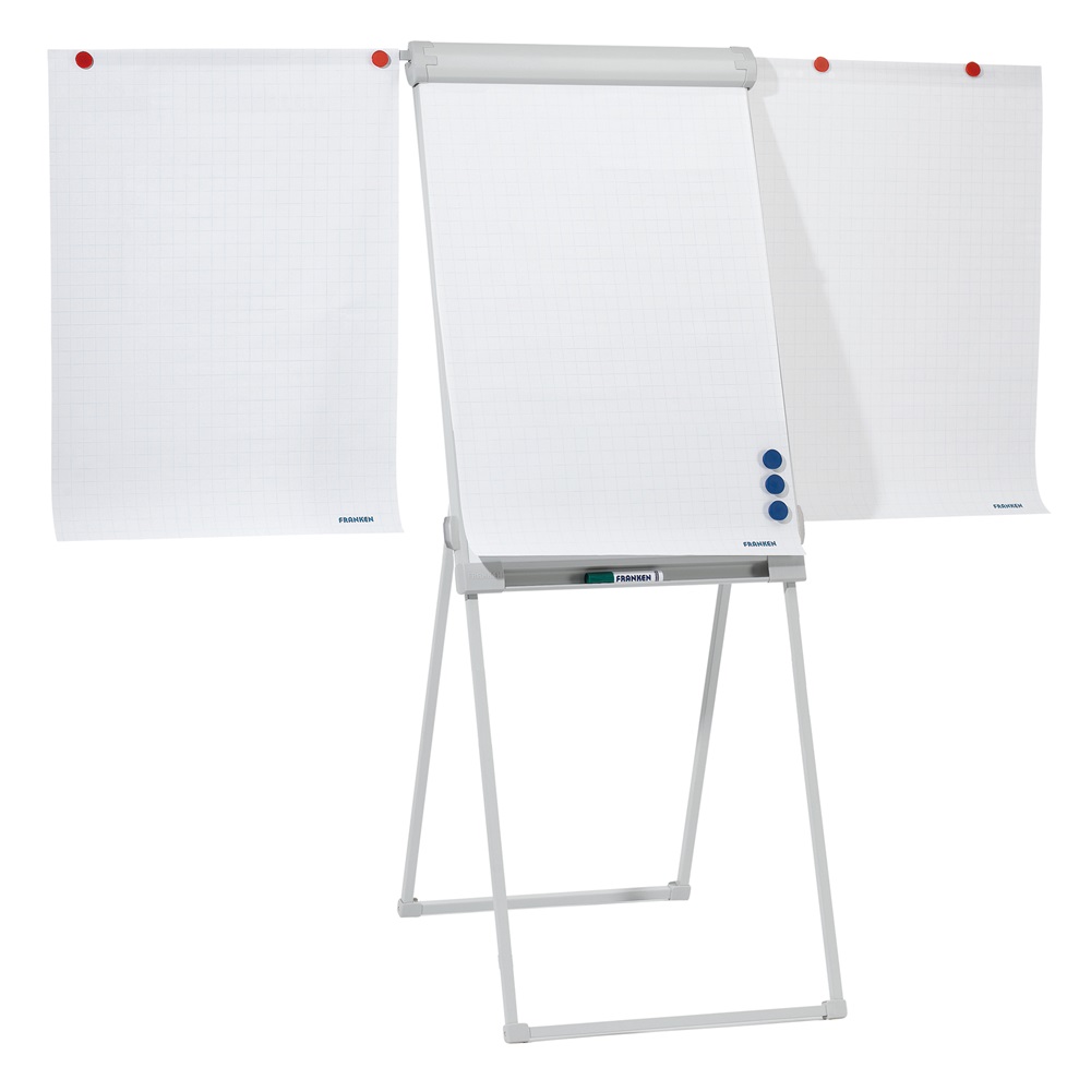 Franken Flipchart tábla 67x95cm, mágneses, 2 db segédkarral, Proline  (FC84)