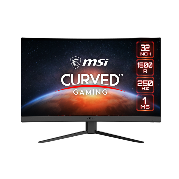 MSI  G32C4X Ívelt VA LED 31,5" FHD 1920x1080 GAMING Monitor 