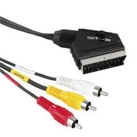 Hama Scart -3 RCA kábel 1,5m (43178) Hama Scart -3 RCA kábel 1,5m (43178)