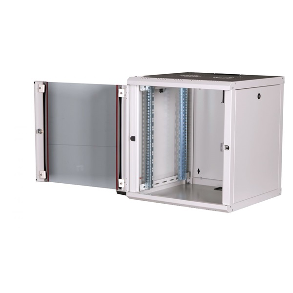 Equip Fali Rackszekrény   EPM-12-6060-G-CBAA 19" 12U 600x600mm  előre szerelt Szürke 