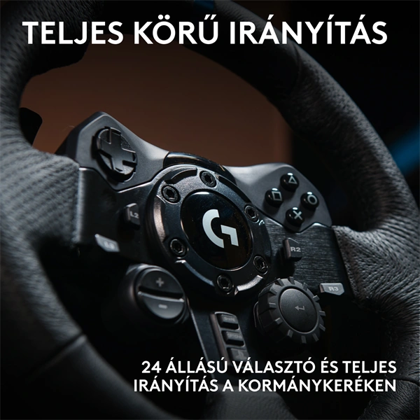 Logitech G923 TrueForce szimulátor-versenykormány PS5/PS4/PC fekete (941-000149)