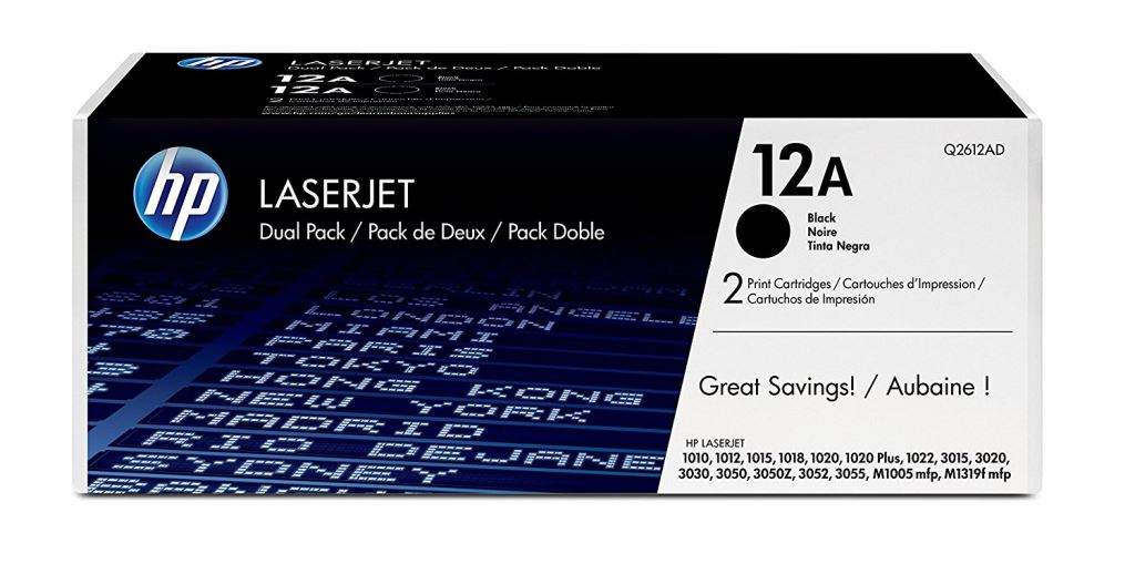 HP Q2612AD fekete toner dual pack (12A) HP Q2612AD fekete toner dual pack (12A)