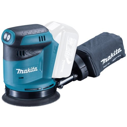 Makita (DBO180Z), 18Volt - kék/fekete, akkumulátor és töltő nélkül