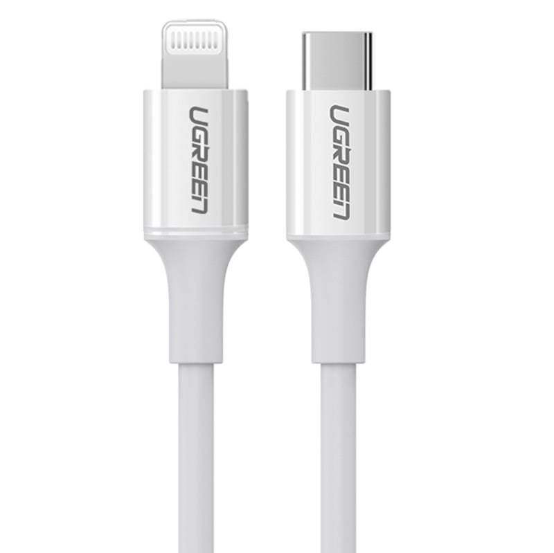 UGREEN US171 USB-C - Lightning kábel, 3A 1.5m, fehér(60748) UGREEN US171 USB-C - Lightning kábel, 3A 1.5m, fehér(60748)