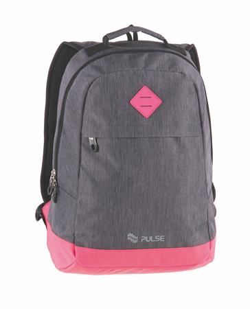Pulse Bicolor hátizsák notebook tartóval szürke-pink Pulse Bicolor hátizsák notebook tartóval szürke-pink
