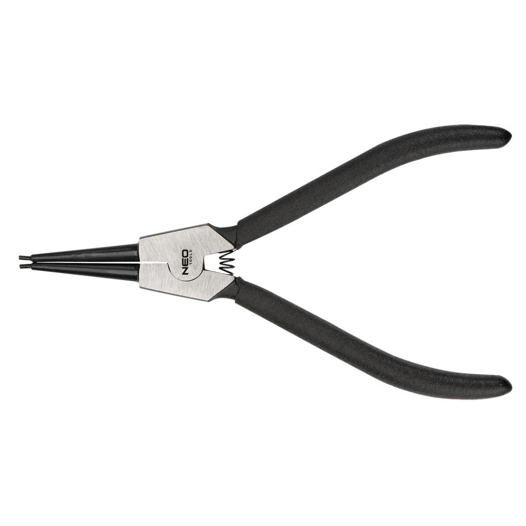 NEO Tools zégergyűrű fogó 180mm, külső, egyenes, CrMo, 10-25mm, csúcs diameter 1,5-2,0mm (01-087)