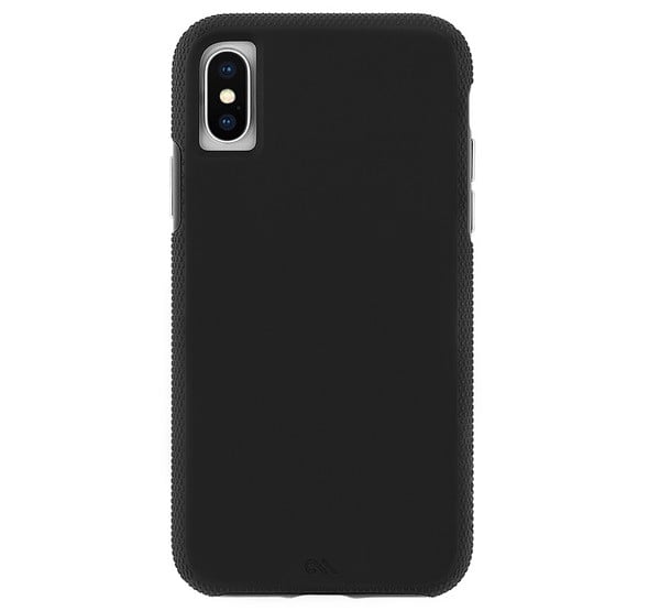 CASE-MATE TOUGH GRIP műanyag telefonvédő (szilikon belső, ütésálló, csúszásgátló keret) FEKETE [Apple iPhone XS Max 6.5]