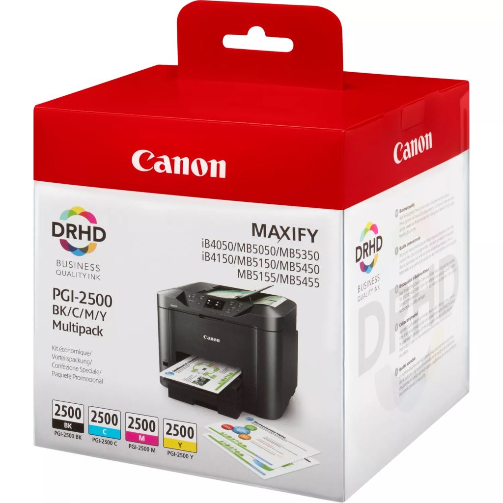Canon PGI-2500 B/C/M/Y tintapatron csomag (9290B004)
