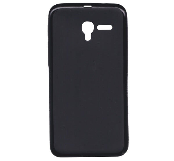 Szilikon telefonvédő (matt) FEKETE [Vodafone Smart Grand (VF696)]