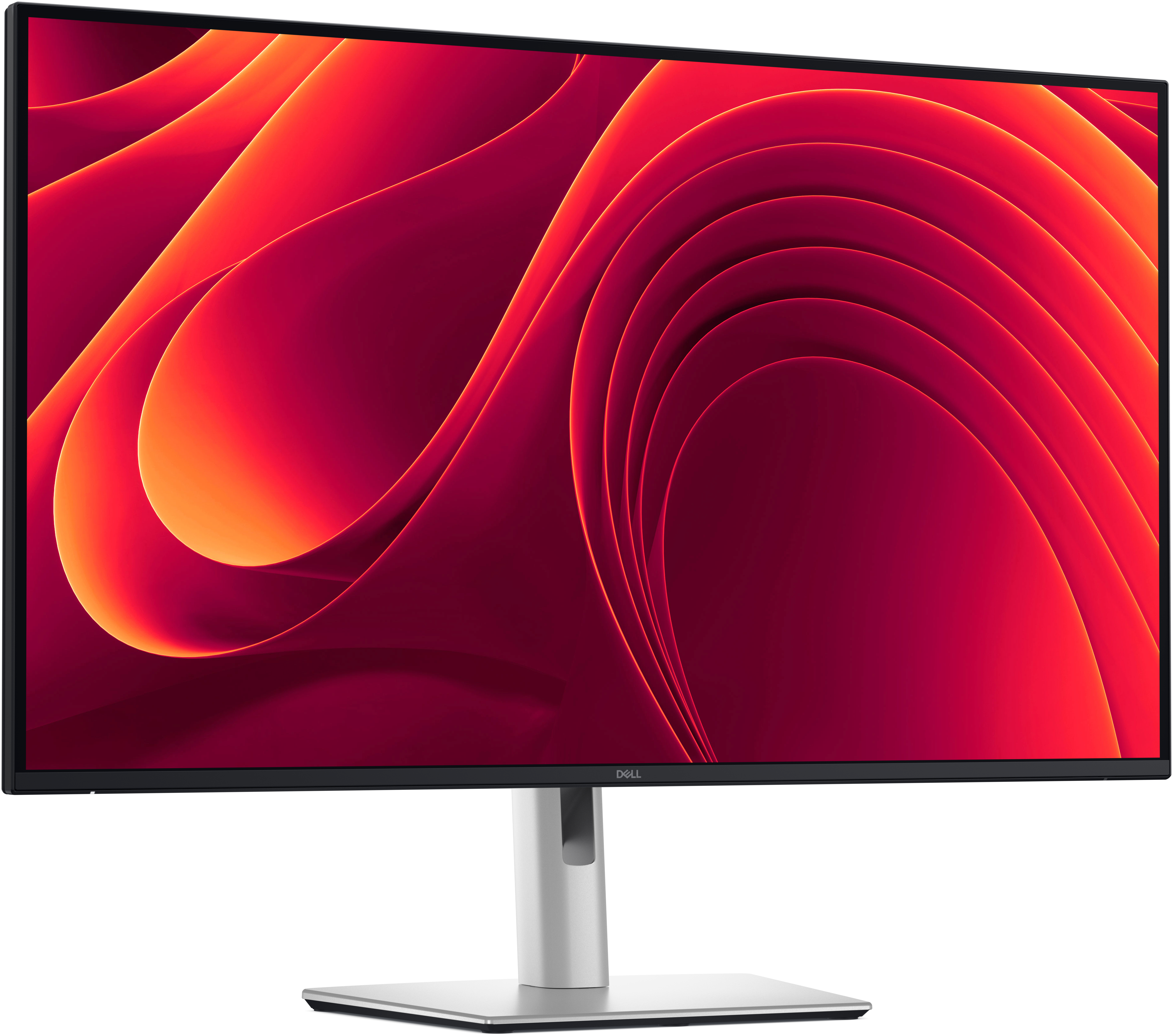 DELL 32" P3225QE Monitor - 3840x2160, IPS, 4K, Ultra HD, Ezüst-fekete