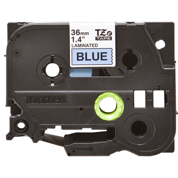 Brother TZe-561 laminált P-touch szalag (36mm) Black on Blue - 8m