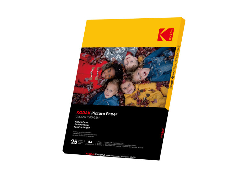 KODAK Picture fotópapír - High Gloss 180g, A4, 21x29,7cm, 25db KODAK Picture fotópapír - High Gloss 180g, A4, 21x29,7cm, 25db