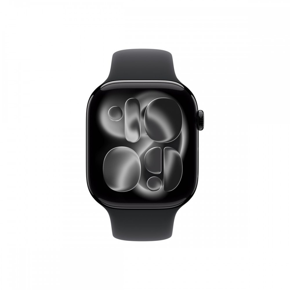Apple Watch S11 Cellular 46mm fekete alutok, fekete sport M/L