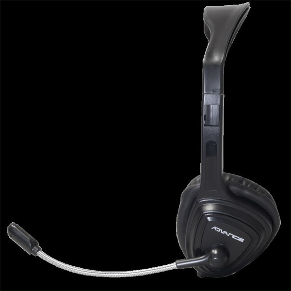 Advance HEADPHONICS SMART 3,5mm Jack fekete Fejhallgató 