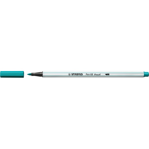 Stabilo Pen 68 brush türkizkék ecsetfilc Stabilo Pen 68 brush türkizkék ecsetfilc