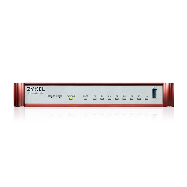 ZYXEL USGFLEX100HP-EU0102F  7x1-GbE port + 1xPOE+ 1xUSB 3.0 + 1xkonzol port + 1 év Security Bundle Tűzfal 