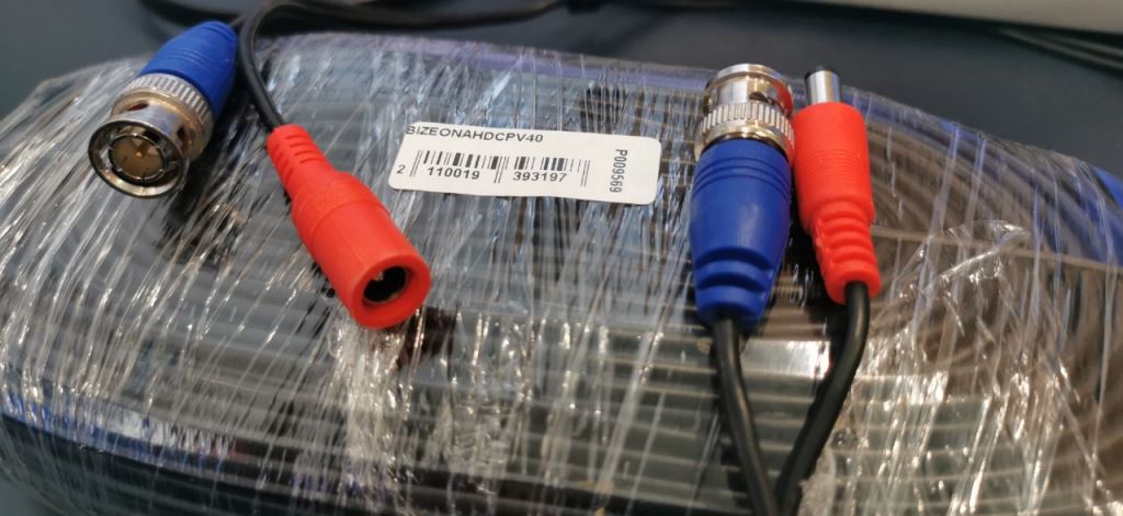 Eonboom AHD-CPV40 BNC+DC táp kábel 40m