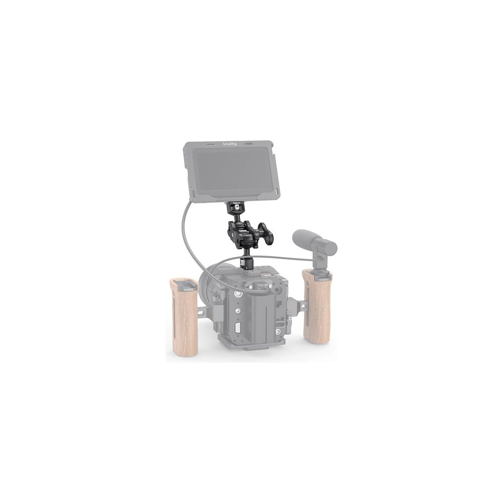SMALLRIG Magic Arm with Double Ballheads Arri locating Pins and 1/4’’ Screw  