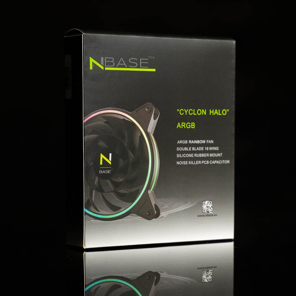 nBase Cyclon Halo 120mm ARGB hűtő ventilátor (2478)