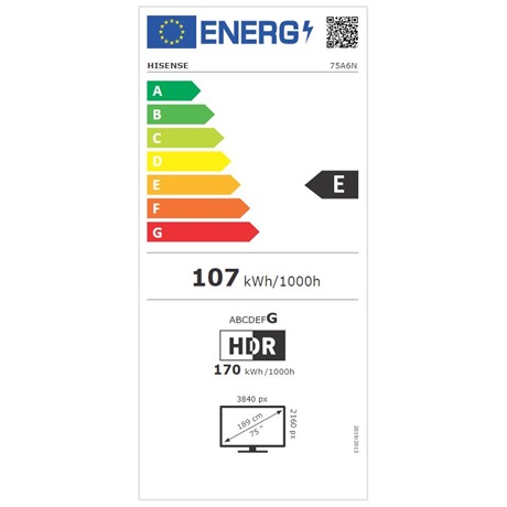 Hisense 75A6N UHD SMART LED TV