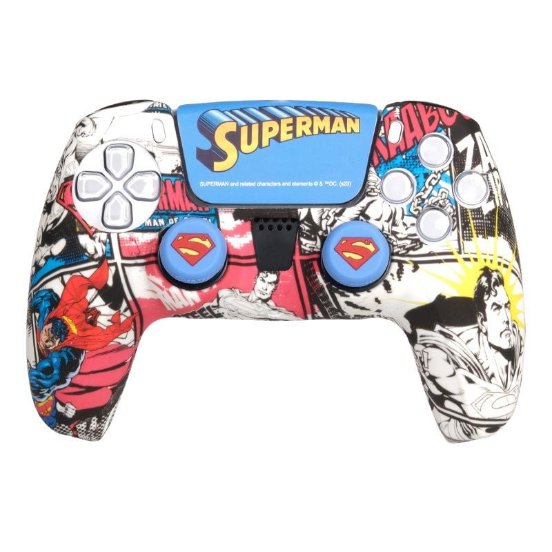 FR-TEC SUPERMAN PS5 kontroller gumiborítás és analóg kupak 