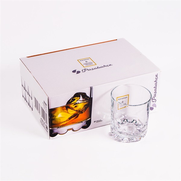 Pasabahce Karaman Whiskey 250ml whiskys pohár szett 6 darabos Pasabahce Karaman Whiskey 250ml whiskys pohár szett 6 darabos