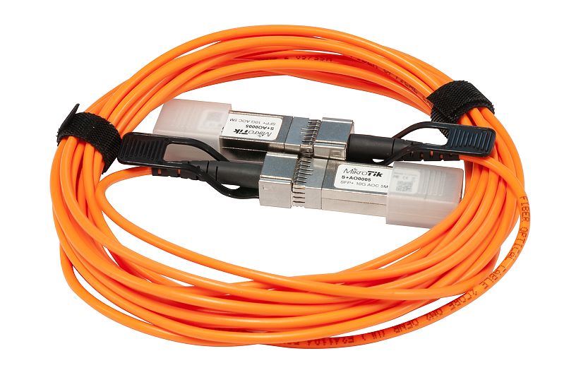 MikroTik SFP+ Active Optics kábel 5m (S+AO0005) MikroTik SFP+ Active Optics kábel 5m (S+AO0005)