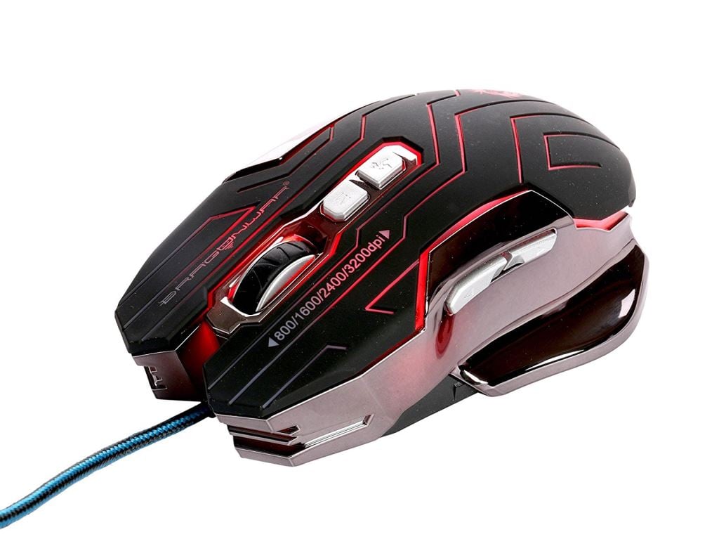 Dragon War ELE-G12 RELOAD Gaming Blue-Sensor egér fekete USB Dragon War ELE-G12 RELOAD Gaming Blue-Sensor egér fekete USB
