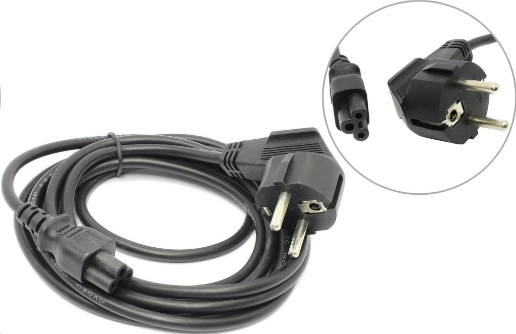 VCOM Notebook tápkábel, 1,8m (CE022-1.8)