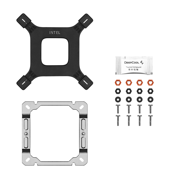 DeepCool AG400 WH ARGB V2  31,6 dB  max, 128,93 m3/h  4pin csatlakozó CPU Cooler   Fehér  